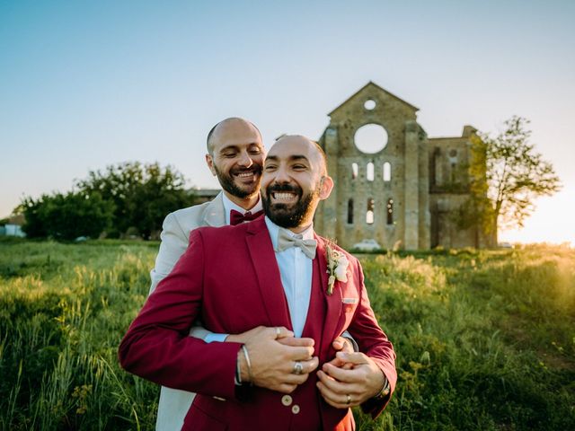 Il matrimonio di Simone e Valerio a Chiusdino, Siena 48