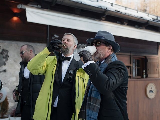 Il matrimonio di Rhys e Amy a Cortina d'Ampezzo, Belluno 59