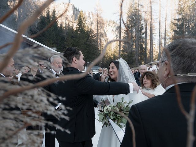 Il matrimonio di Rhys e Amy a Cortina d'Ampezzo, Belluno 87