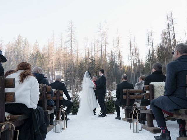 Il matrimonio di Rhys e Amy a Cortina d'Ampezzo, Belluno 92