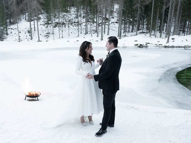 Il matrimonio di Rhys e Amy a Cortina d'Ampezzo, Belluno 152