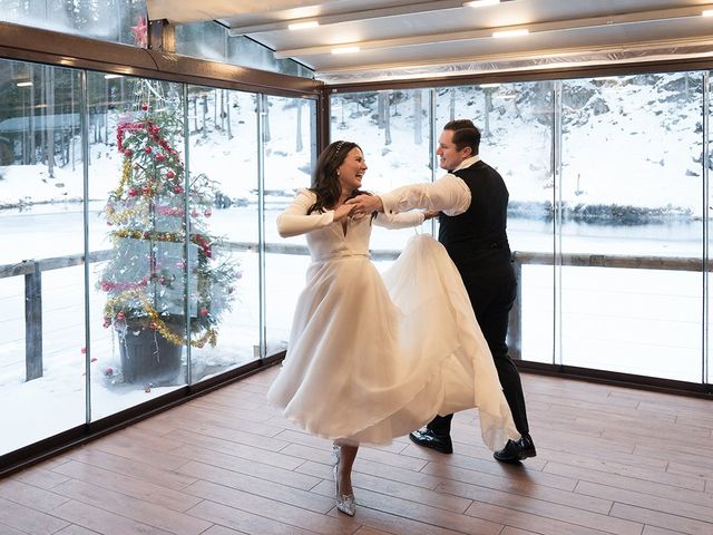 Il matrimonio di Rhys e Amy a Cortina d'Ampezzo, Belluno 222