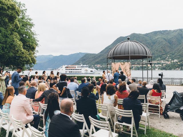 Il matrimonio di Jaspal e Reena a Cernobbio, Como 52