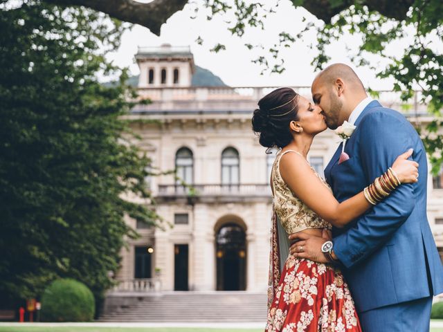 Il matrimonio di Jaspal e Reena a Cernobbio, Como 72