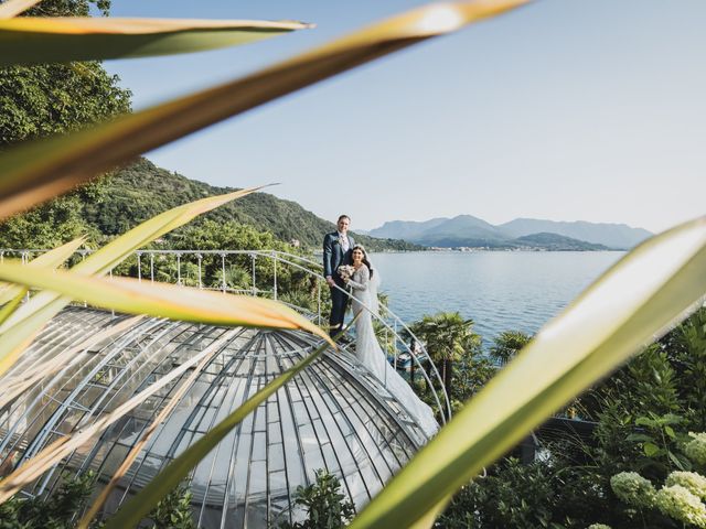 Il matrimonio di Martin e Shelby a Luino, Varese 1