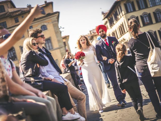 Il matrimonio di Gurpreet e Jennifer a Firenze, Firenze 79