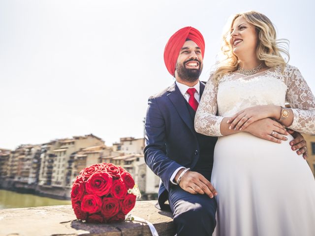 Il matrimonio di Gurpreet e Jennifer a Firenze, Firenze 138