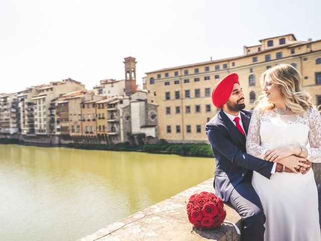 Il matrimonio di Gurpreet e Jennifer a Firenze, Firenze 139