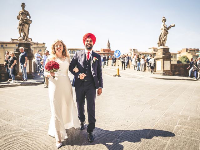 Il matrimonio di Gurpreet e Jennifer a Firenze, Firenze 145