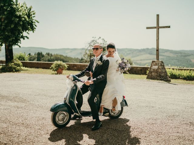 Il matrimonio di Andrea e Sara a Greve in Chianti, Firenze 24