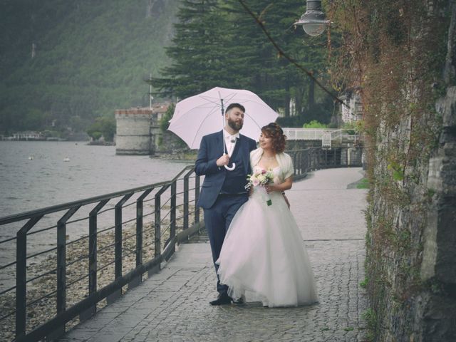 Il matrimonio di Davide e Aya a Lierna, Lecco 37