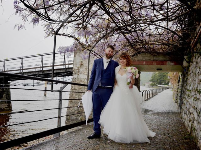 Il matrimonio di Davide e Aya a Lierna, Lecco 41