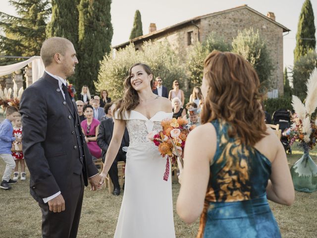 Il matrimonio di Claudio e Maria a Lajatico, Pisa 85