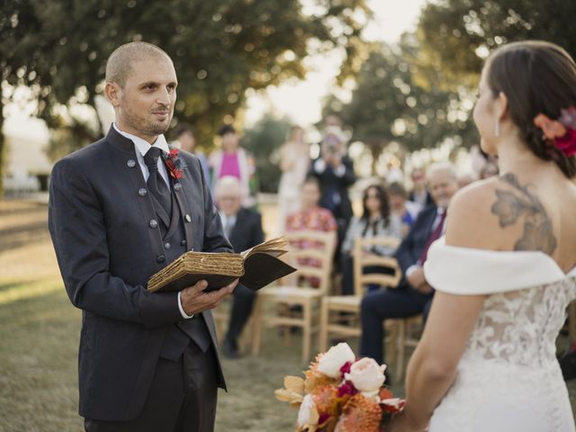 Il matrimonio di Claudio e Maria a Lajatico, Pisa 95