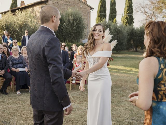 Il matrimonio di Claudio e Maria a Lajatico, Pisa 103