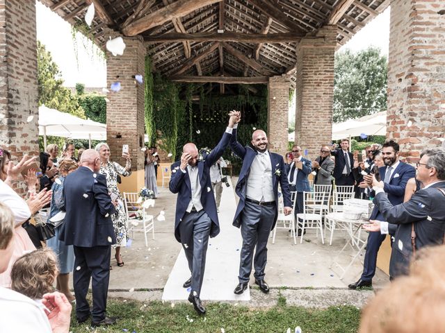 Il matrimonio di Valerio e Enrico a Travacò Siccomario, Pavia 33