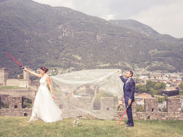 Il matrimonio di Luca e Silvia a Bellinzona, Ticino 10