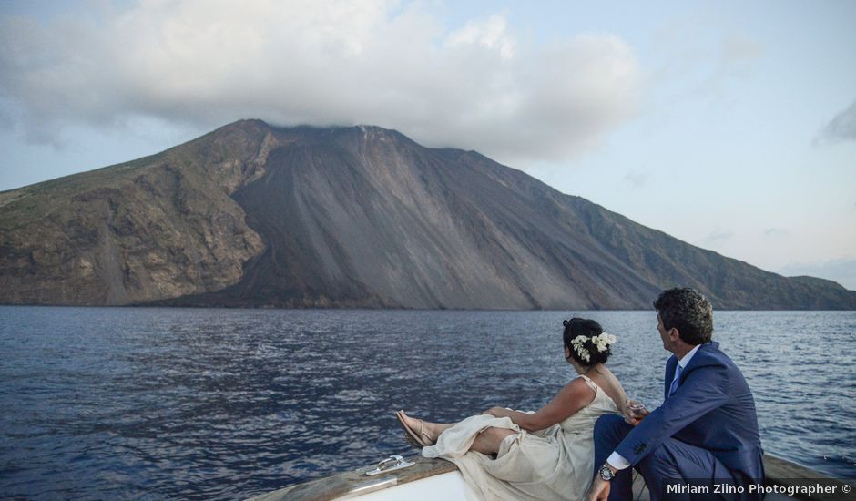 Il matrimonio di Gianmarco e Roberta a Stromboli, Messina