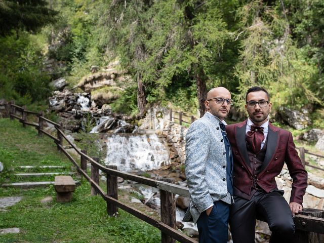 Il matrimonio di Leonardo e Michel a Aosta, Aosta 40