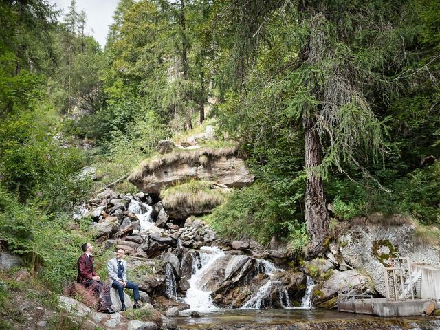 Il matrimonio di Leonardo e Michel a Aosta, Aosta 42