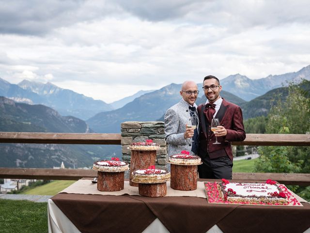 Il matrimonio di Leonardo e Michel a Aosta, Aosta 55