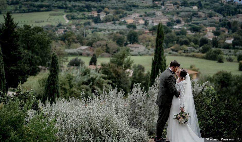 Il matrimonio di Scott e Katerina a Cortona, Arezzo