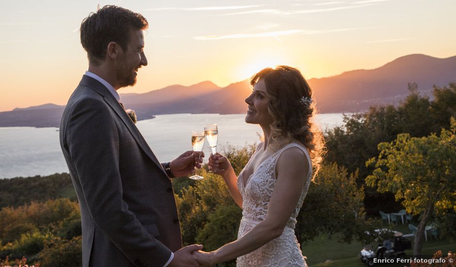 Il matrimonio di Kieran e Francesca a Costermano, Verona