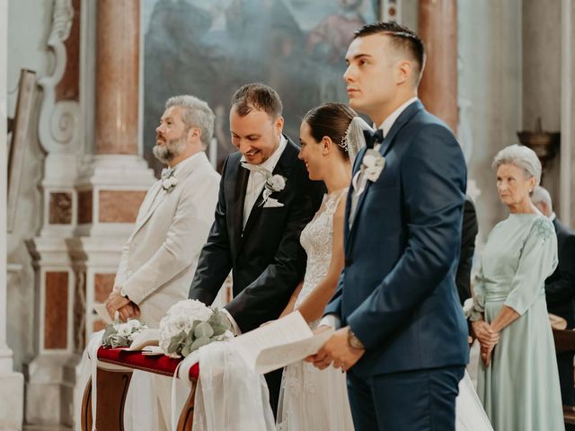 Il matrimonio di Riccardo e Greta a Dolo, Venezia 70