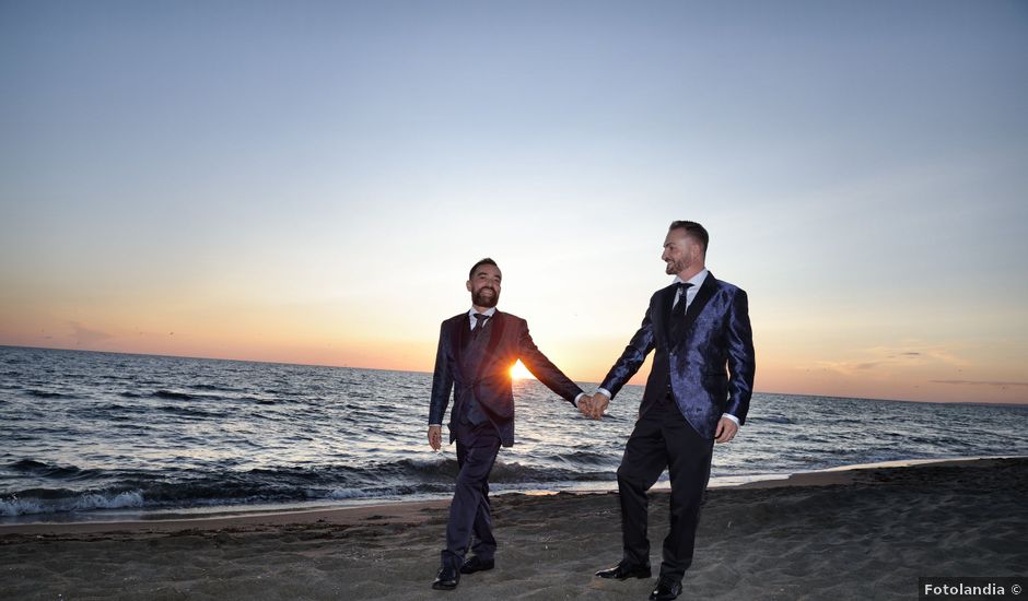 Il matrimonio di Flavio e Marco a Fiumicino, Roma