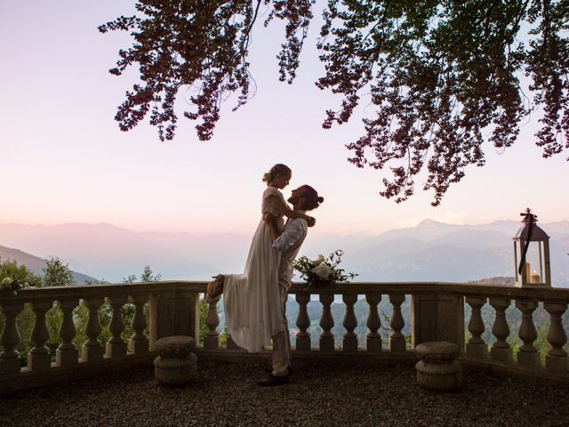 Il matrimonio di Tiziano e Marlene a Civenna, Como 93