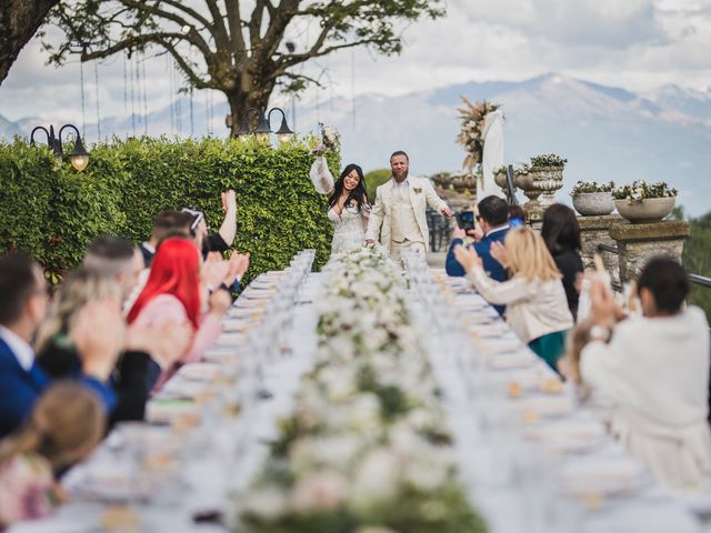 Il matrimonio di Domenico e Veronica a Barni, Como 70