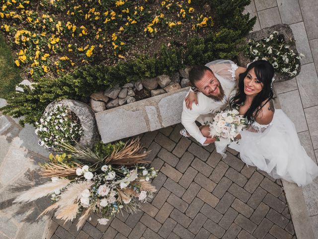 Il matrimonio di Domenico e Veronica a Barni, Como 76