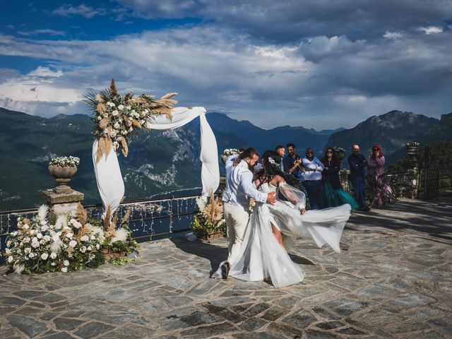 Il matrimonio di Domenico e Veronica a Barni, Como 90