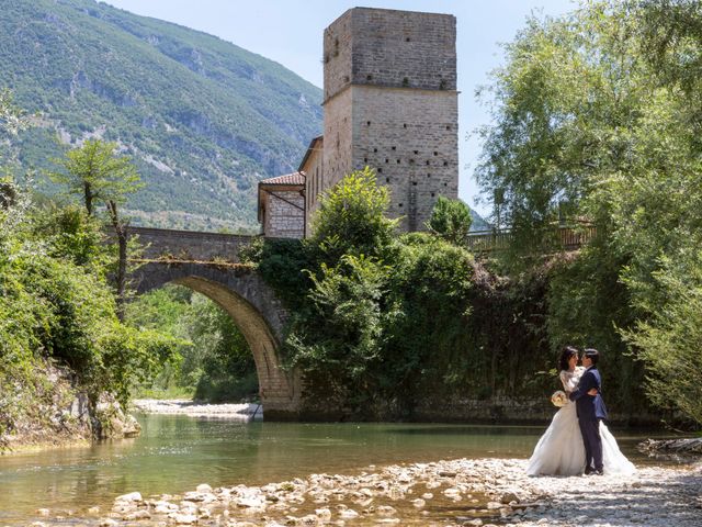 Il matrimonio di stefania e carlo a Fabriano, Ancona 122