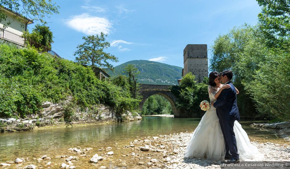 Il matrimonio di stefania e carlo a Fabriano, Ancona