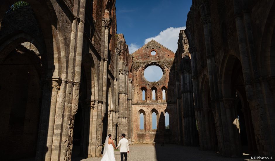 Il matrimonio di Melissa e Ashley a Chiusdino, Siena