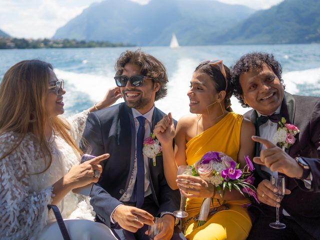 Il matrimonio di Ashok e Neitu a Lierna, Lecco 27