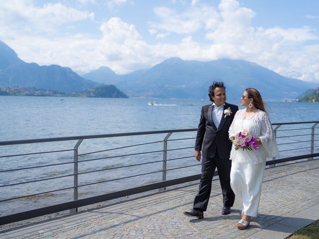 Il matrimonio di Ashok e Neitu a Lierna, Lecco 39