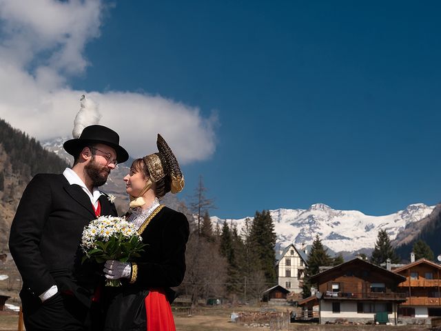 Il matrimonio di Saverio e Selene a Gressoney-Saint-Jean, Aosta 58