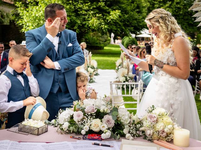 Il matrimonio di Alessandro e Rosalinda a Comignago, Novara 34