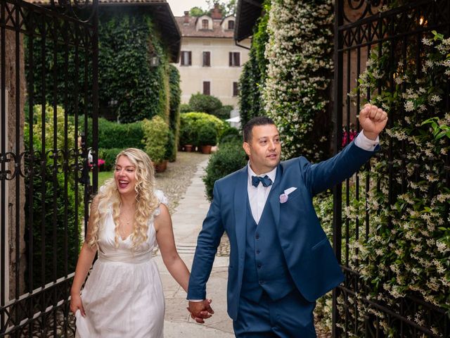 Il matrimonio di Alessandro e Rosalinda a Comignago, Novara 51