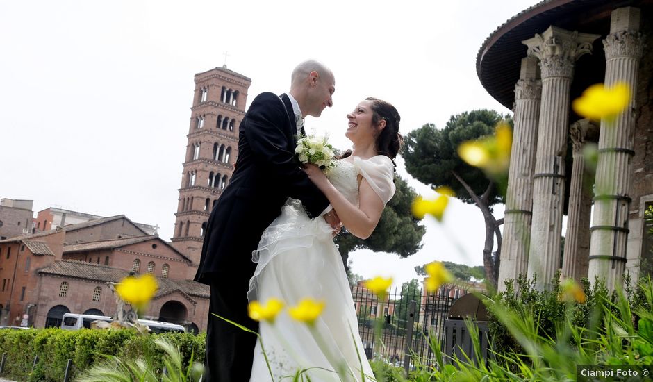 Il matrimonio di Stefano e Sara a Roma, Roma