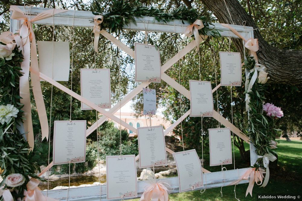 Tableau de mariage: 10 idee fai da te bellissime e facili da realizzare 8