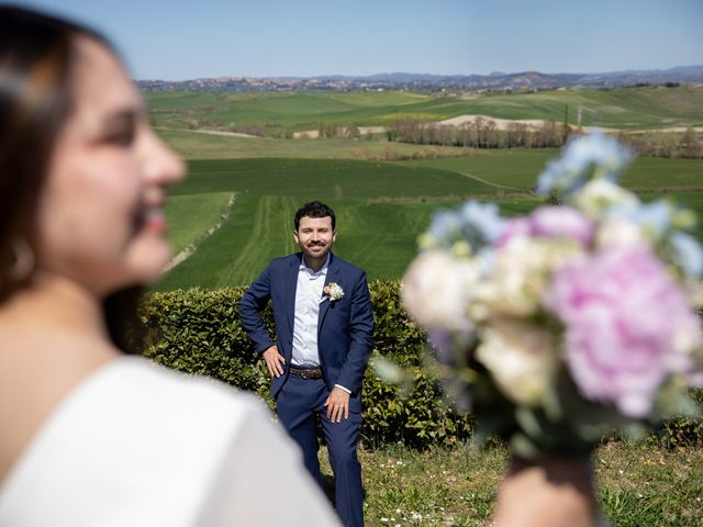 Il matrimonio di Nicholas e Lisa a Monteroni d'Arbia, Siena 29