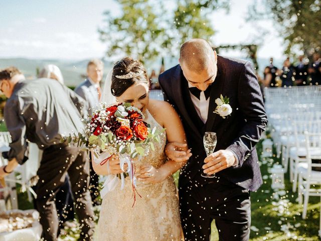 Il matrimonio di Mallery e Luca a Gambassi Terme, Firenze 37