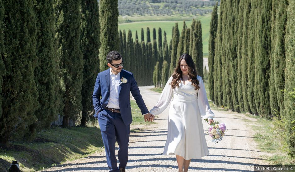 Il matrimonio di Nicholas e Lisa a Monteroni d'Arbia, Siena