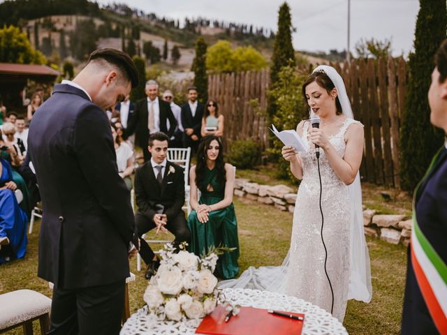 Il matrimonio di Marco e Veronica a Lajatico, Pisa 88