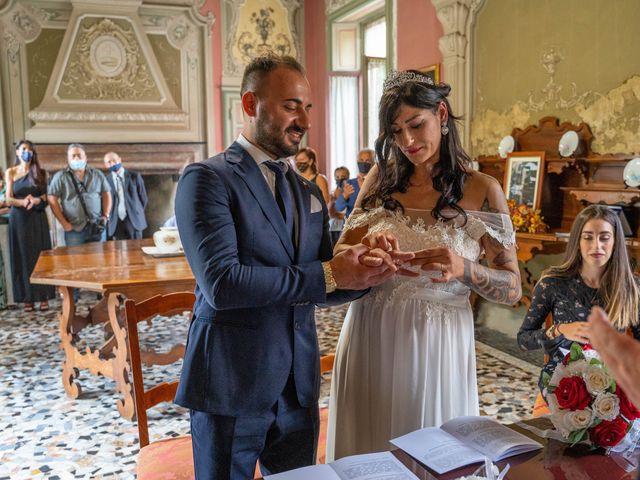 Il matrimonio di Domenio e Olesia a Gorla Minore, Varese 45