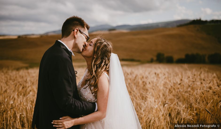 Il matrimonio di Riccardo e Denise a Lajatico, Pisa