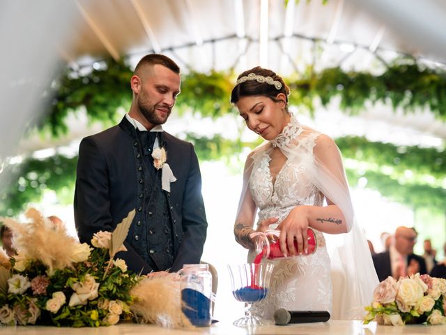 Il matrimonio di Matteo e Claudia a Bariano, Bergamo 40